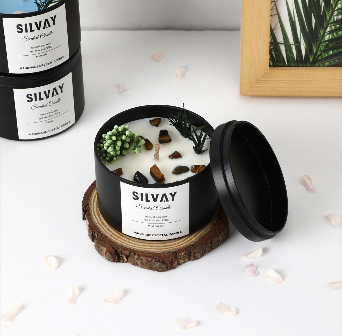 Vanille Geurkaars – Handgemaakt met Zorg, van 100% Sojawas