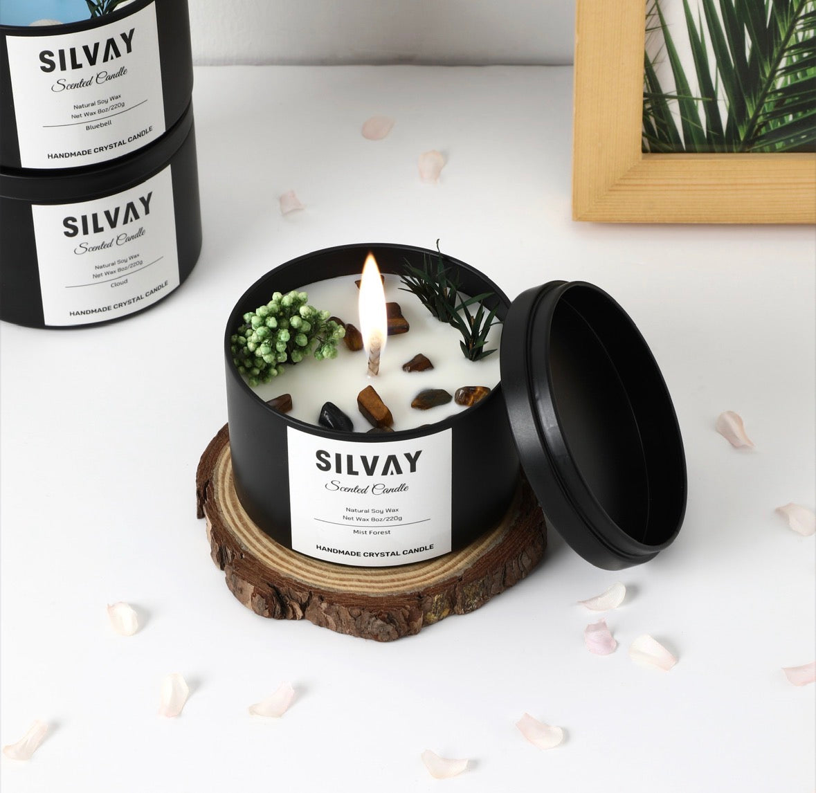 Vanille Geurkaars – Handgemaakt met Zorg, van 100% Sojawas