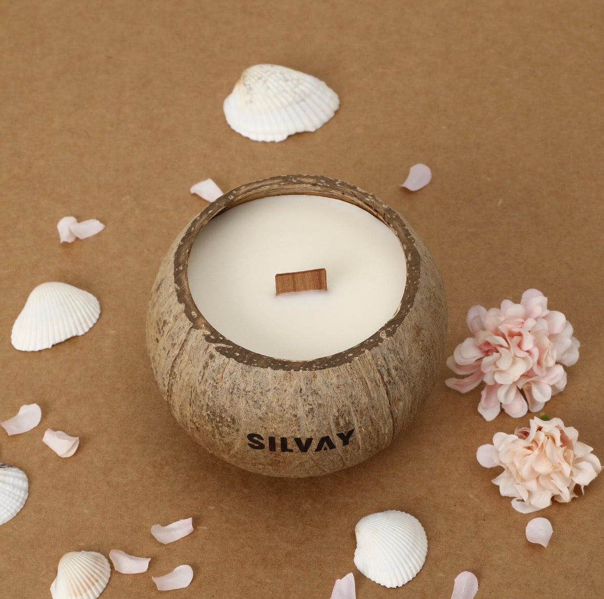 Luxe Handgemaakte Kokoskaars – Verfrissende Oceaangeur, 100% Natuurlijke Sojawas, Duurzaam & Milieuvriendelijk