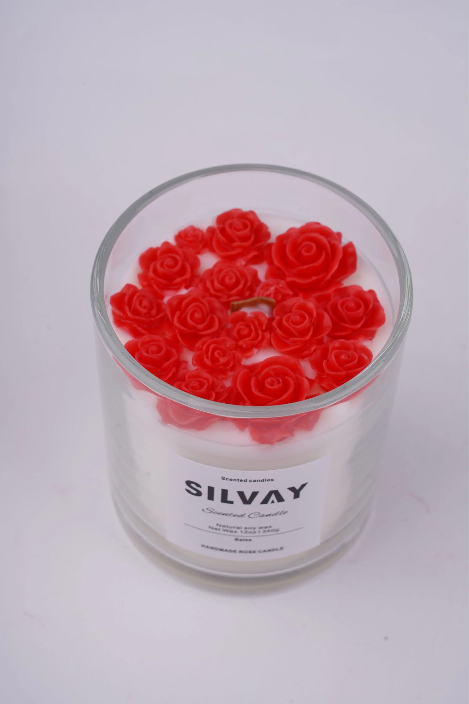 Handgemaakte Rode Rozenkaars – Basis Geur | Romantisch & Luxe Cadeau