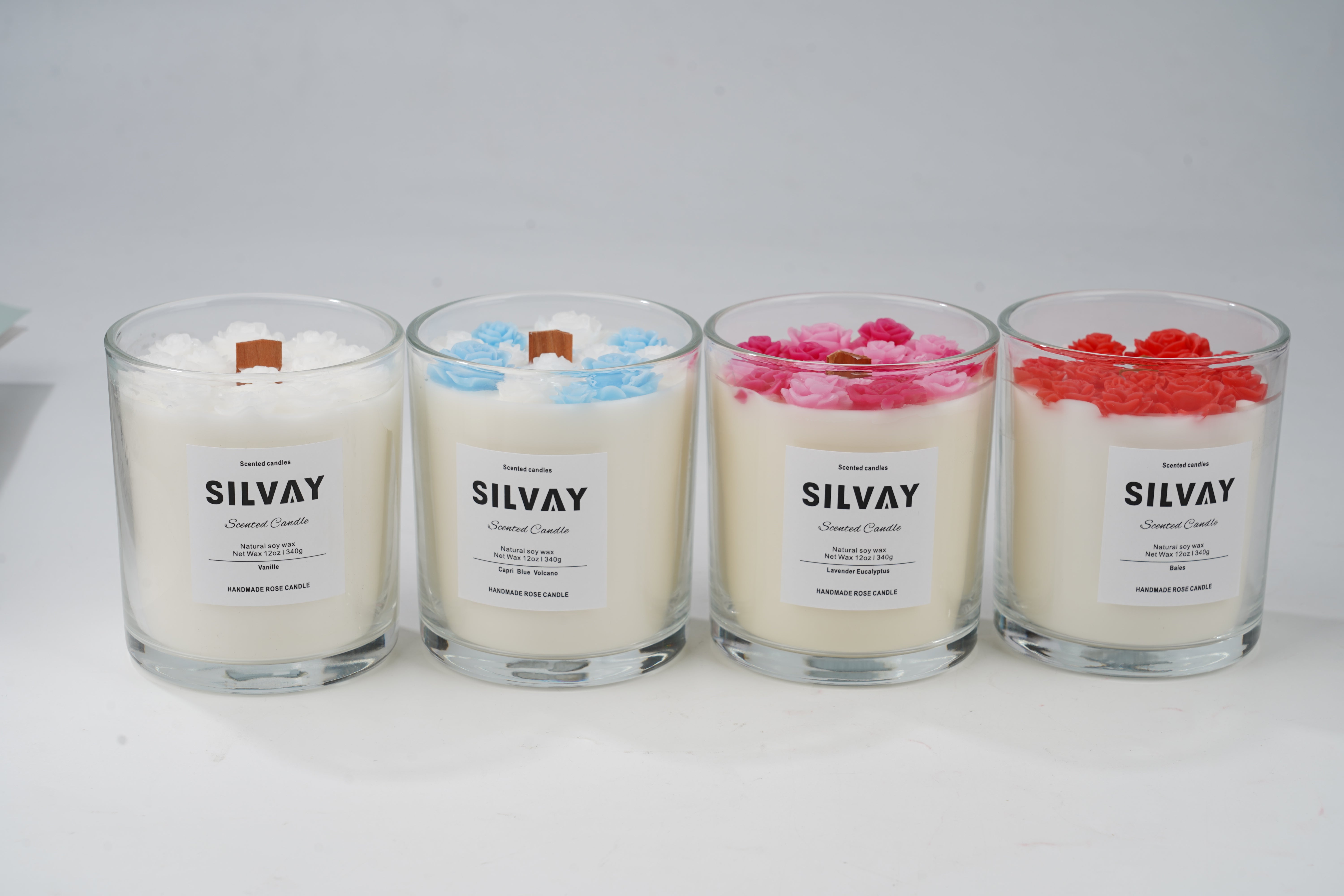 Handgemaakte Rode Rozenkaars – Basis Geur | Romantisch & Luxe Cadeau