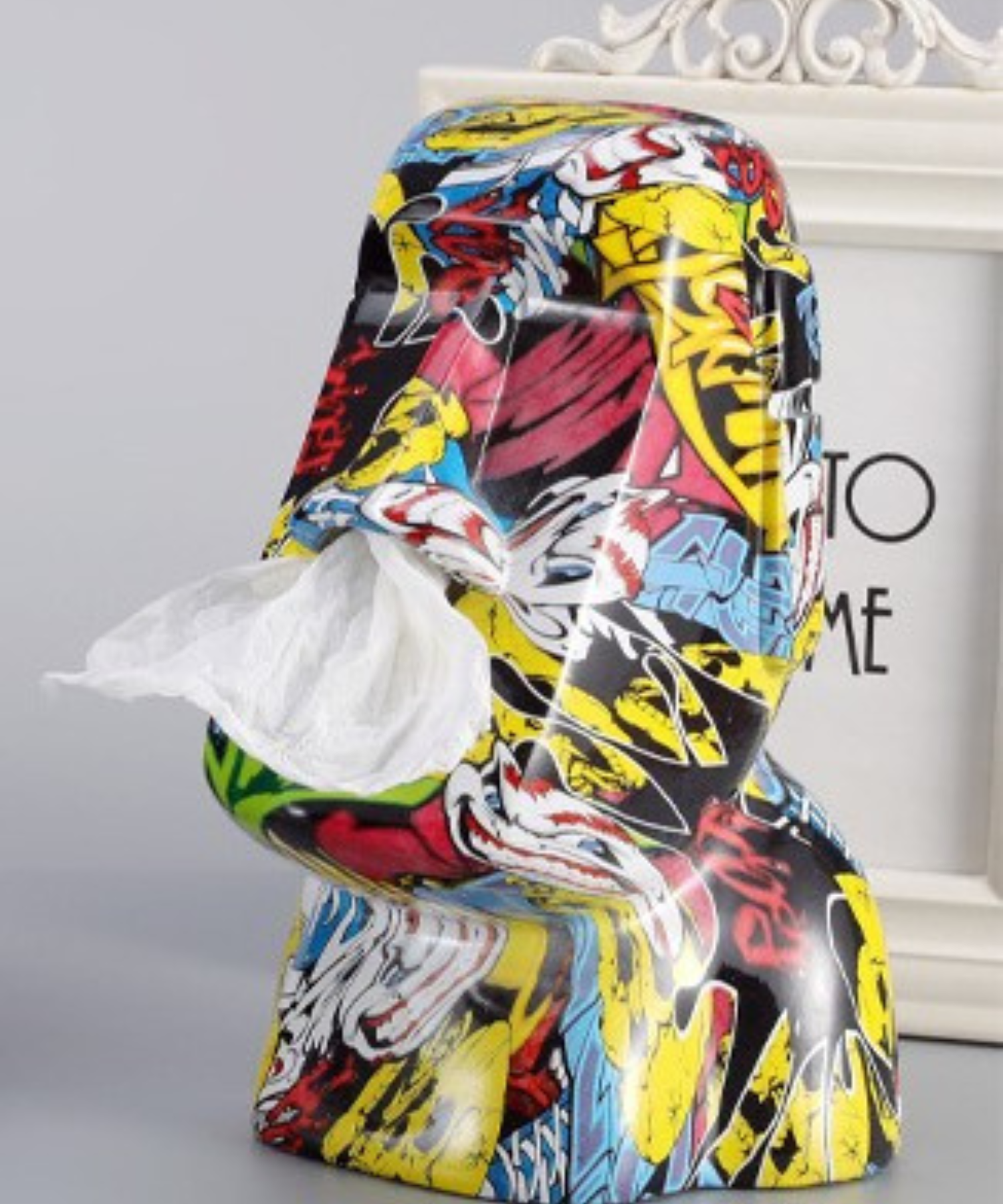 Moai Luxe Multicolour Tissuebox Houder - Stijlvol Design voor Thuis, kantoor & hotel | premium kwaliteit