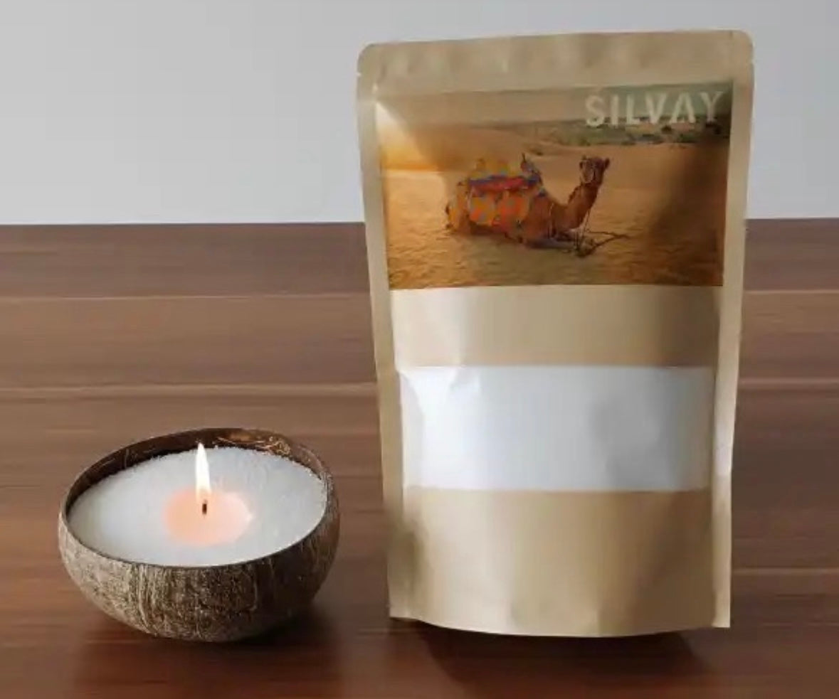 Zandkaars 600g met 10 lonten, 125 branduren. Veilig voor kinderen, ouderen en huisdieren.