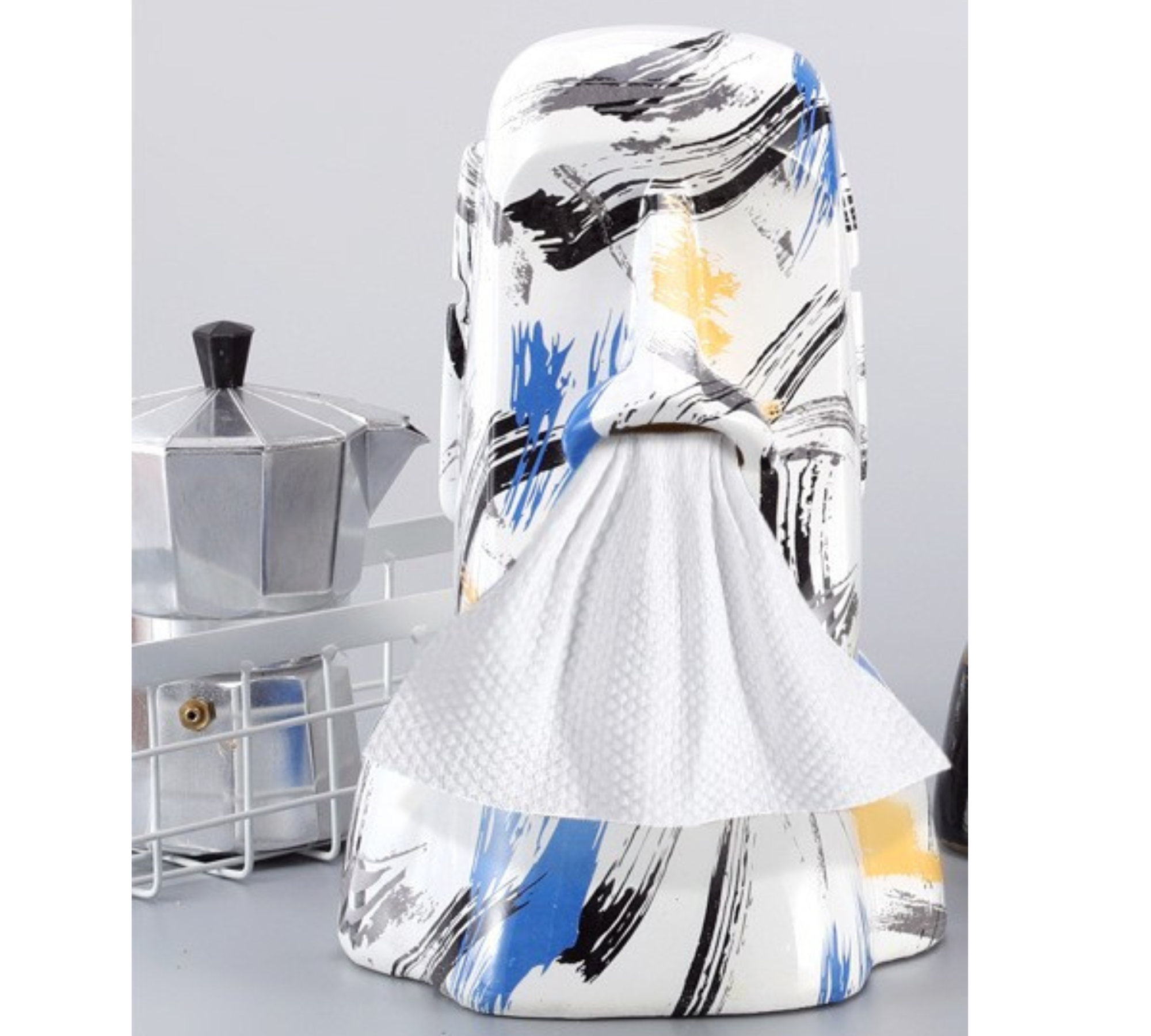 Moai Luxe Witte Tissuebox Houder 2025 - Stijlvol en modern voor elke ruimte